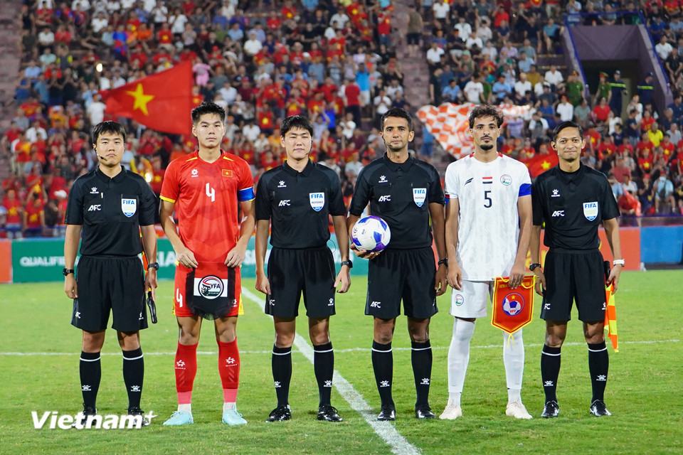 Với lợi thế hơn U23 Yemen về hiệu số bàn thắng (+3 so với +2), Đội tuyển U23 Việt Nam nắm quyền tự quyết trong trận đấu với đối thủ trực tiếp. (Ảnh: Việt Anh/Vietnam+)