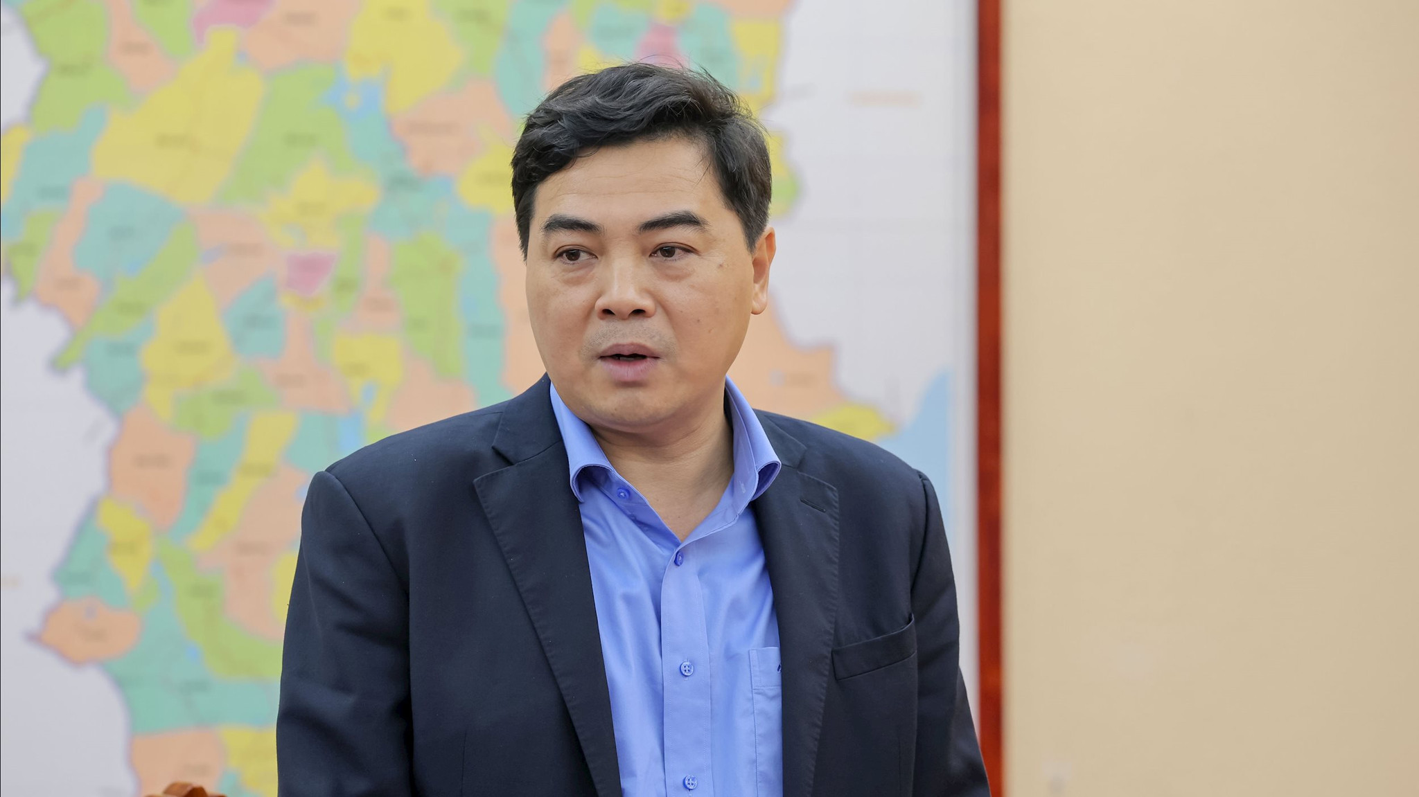 Đồng chí Nguyễn Hoài Anh, Phó Bí thư Thường trực Tỉnh uỷ phát biểu