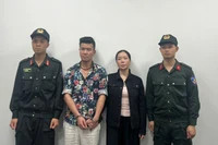Vợ chồng Mai Anh và Lê Văn Đông.