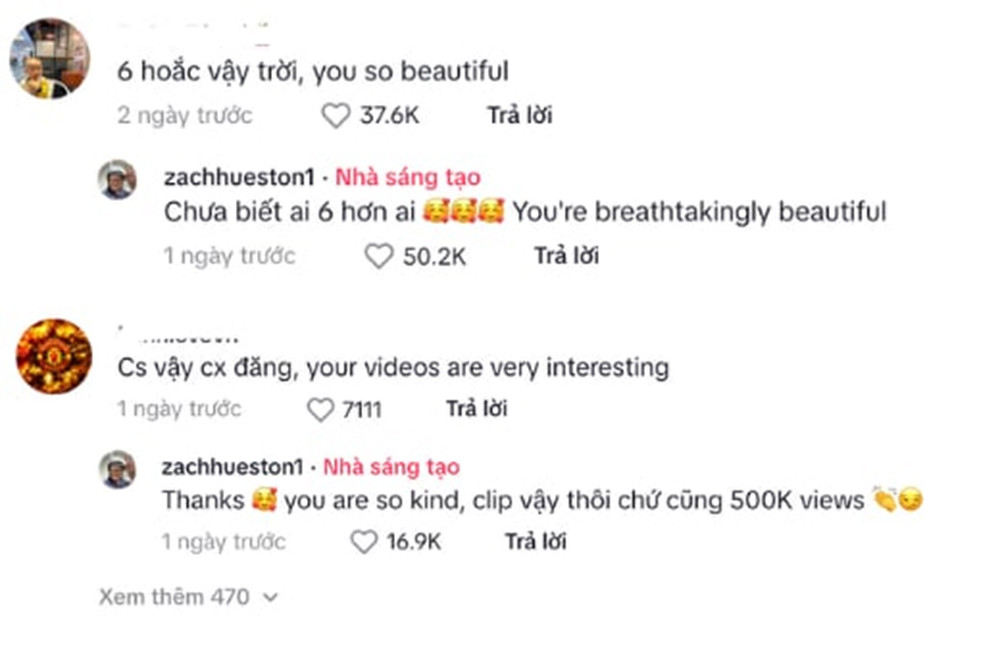 Cách đối đáp của chàng Tây chứng tỏ anh rất rành tiếng Việt.