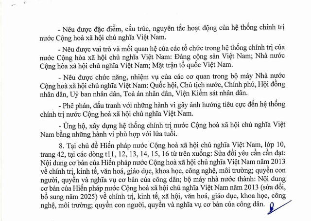Sửa đổi, bổ sung chương trình giáo dục phổ thông môn Giáo dục công dân- Ảnh 2.