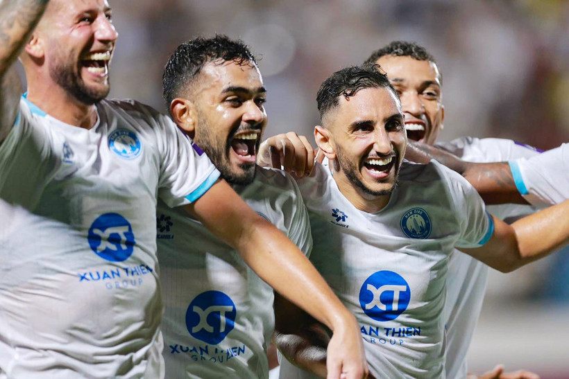 Những ngoại binh đắt giá ghi bàn giúp Thép Xanh Nam Định giành chiến thắng đầu tay ở AFC Champions League Two 2025/26. (Ảnh: thepxanhnamdinhfc)