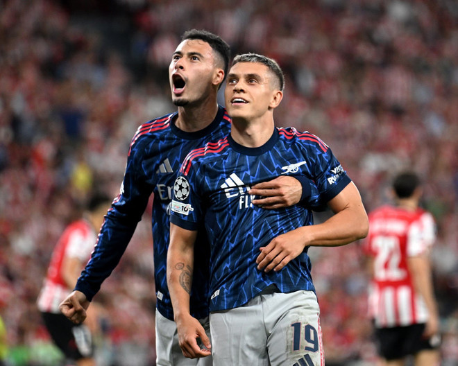Arsenal khởi đầu thuận lợi ở Champions League mùa này. (Nguồn: Getty Images) arsenal-champions-league-1709.jpg