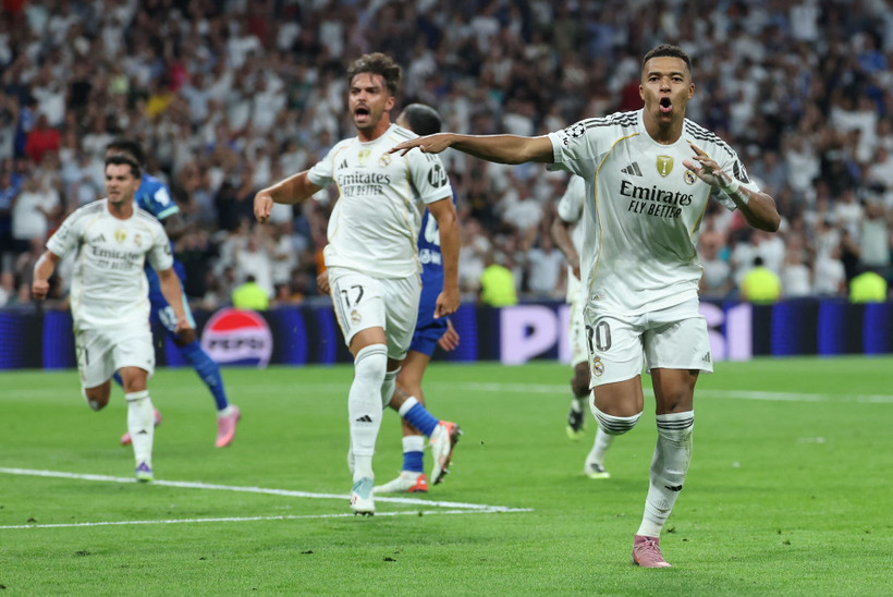 Real Madrid có chiến thắng đầu tại Champions League 2025-26. (Nguồn: Getty Images)