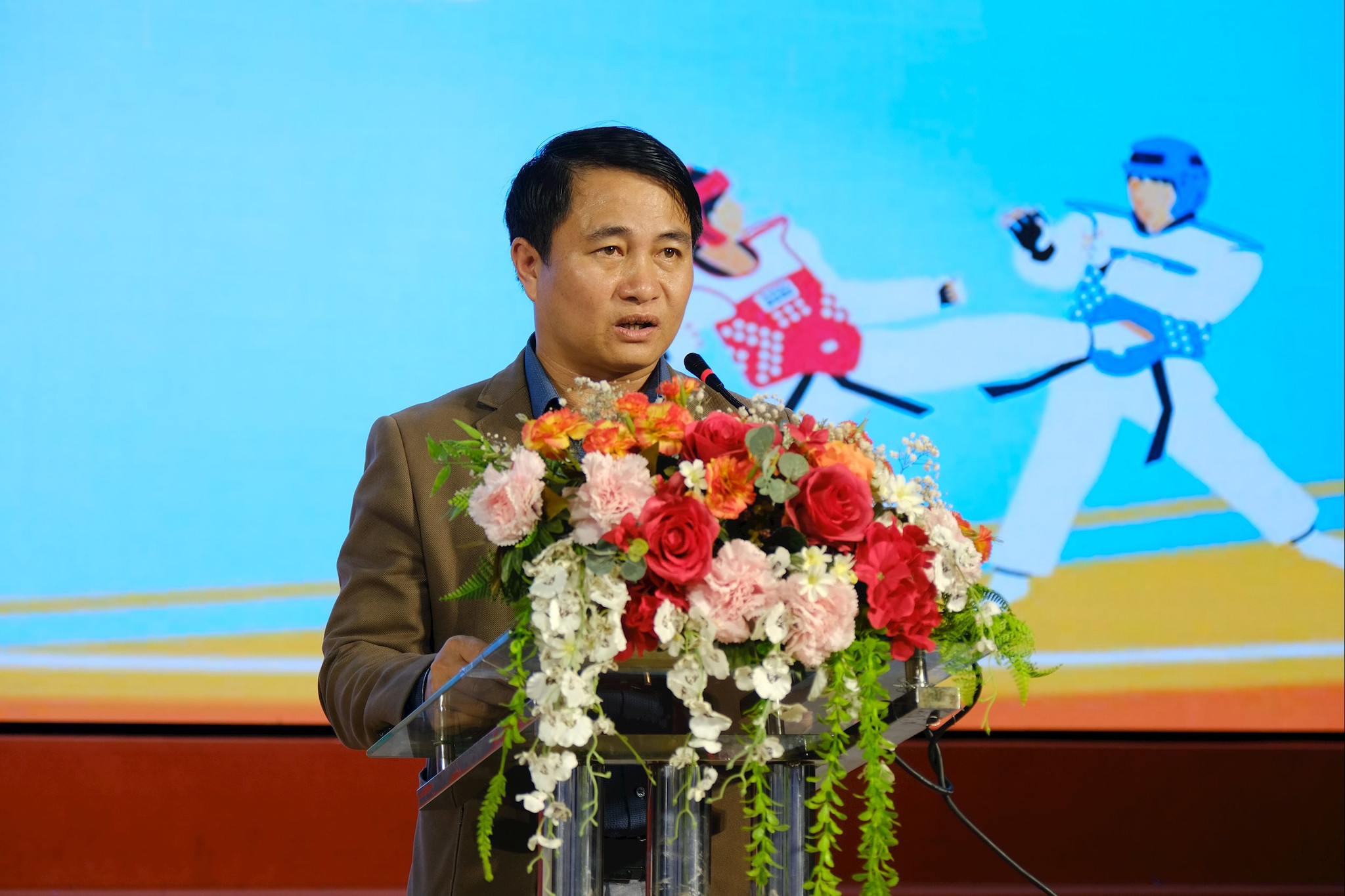 ông Hồ Hữu Tường - Giám đốc Trung tâm Văn hóa, Thông tin và Thể thao phường Xuân Hương - Đà Lạt