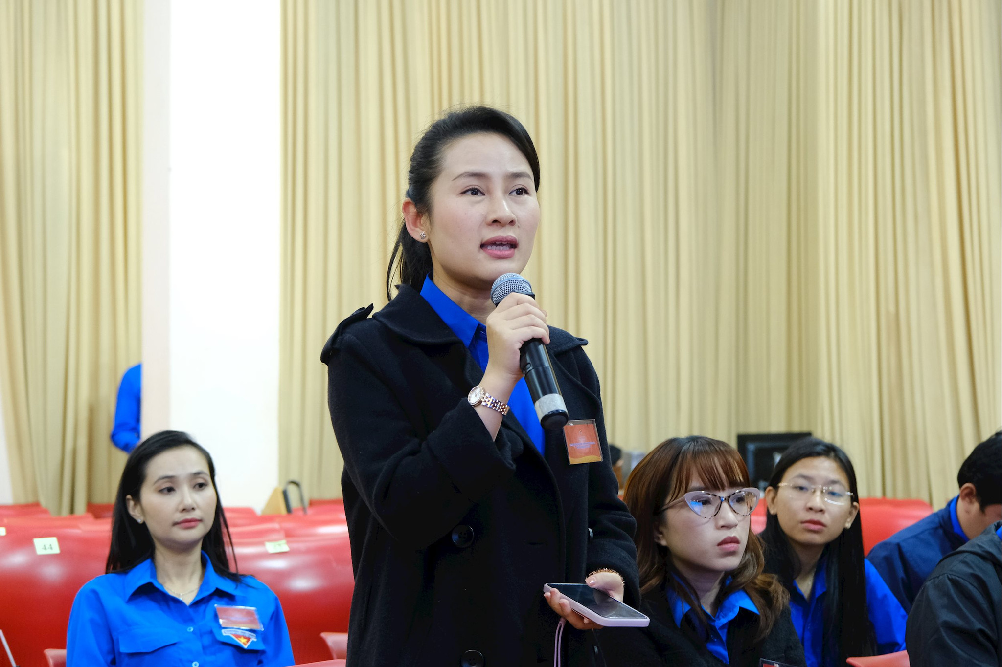 Đoàn viên, thanh niên phát biểu ý kiến