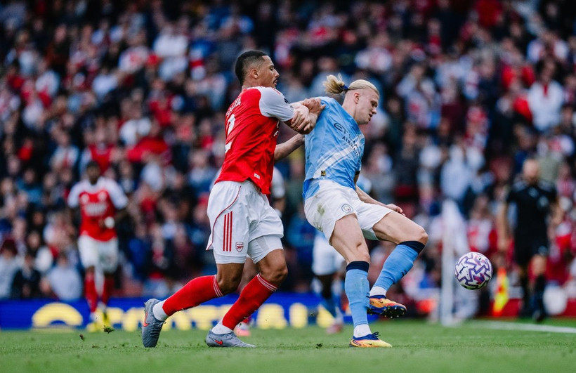 Premier League: Arsenal-Manchester City bất phân thắng bại