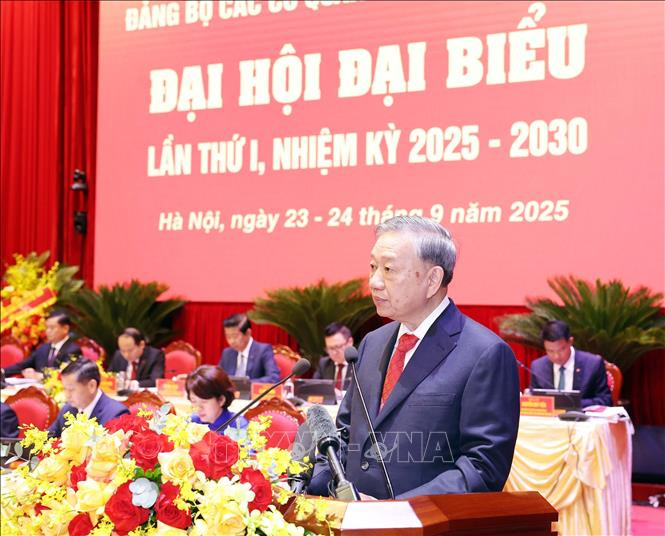 Tổng Bí thư Tô Lâm: Đảng bộ các cơ quan Đảng Trung ương khẳng định vai trò 'bộ tham mưu chiến lược' của Đảng- Ảnh 1.