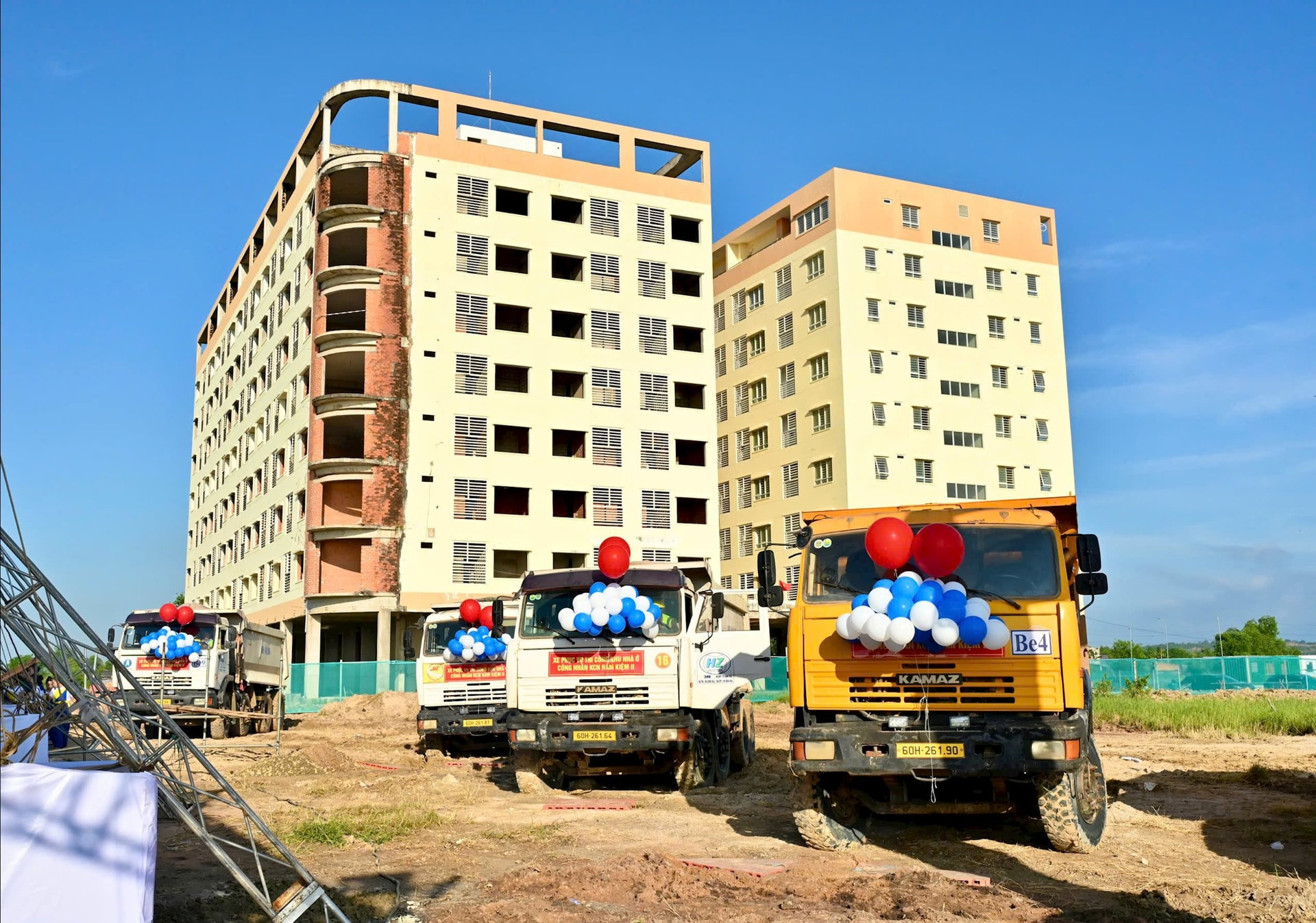 Dự án Khu nhà ở công nhân KCN Hàm Kiệm II đã được chủ đầu tư đã khởi công lô B2