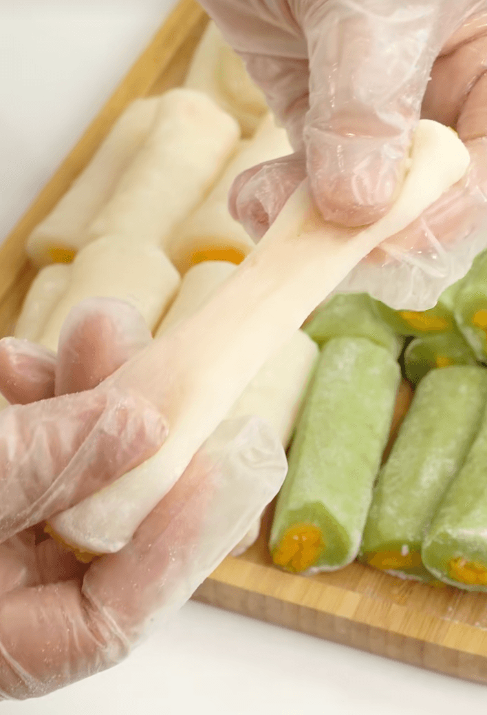 Bánh dẻo kéo sợi được nhiều người yêu thích.