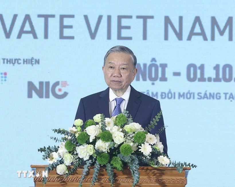 Tổng Bí thư Tô Lâm phát biểu. (Ảnh: Thống Nhất/TTXVN)