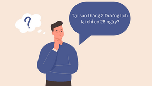 Vì sao tháng 2 chỉ có 28 ngày mà không lấy bù ngày 31 của các tháng khác?