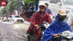 Mưa lớn dồn dập, Hà Nội ngập tứ bề, giao thông tê liệt