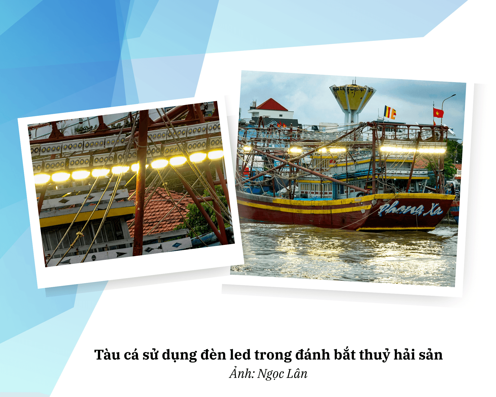 Tàu đánh cá sử dụng đèn Led trong đánh bắt thủy sản