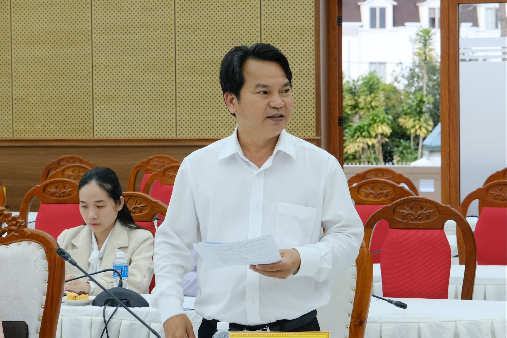 Representative of Logistics Subcommittee speaks