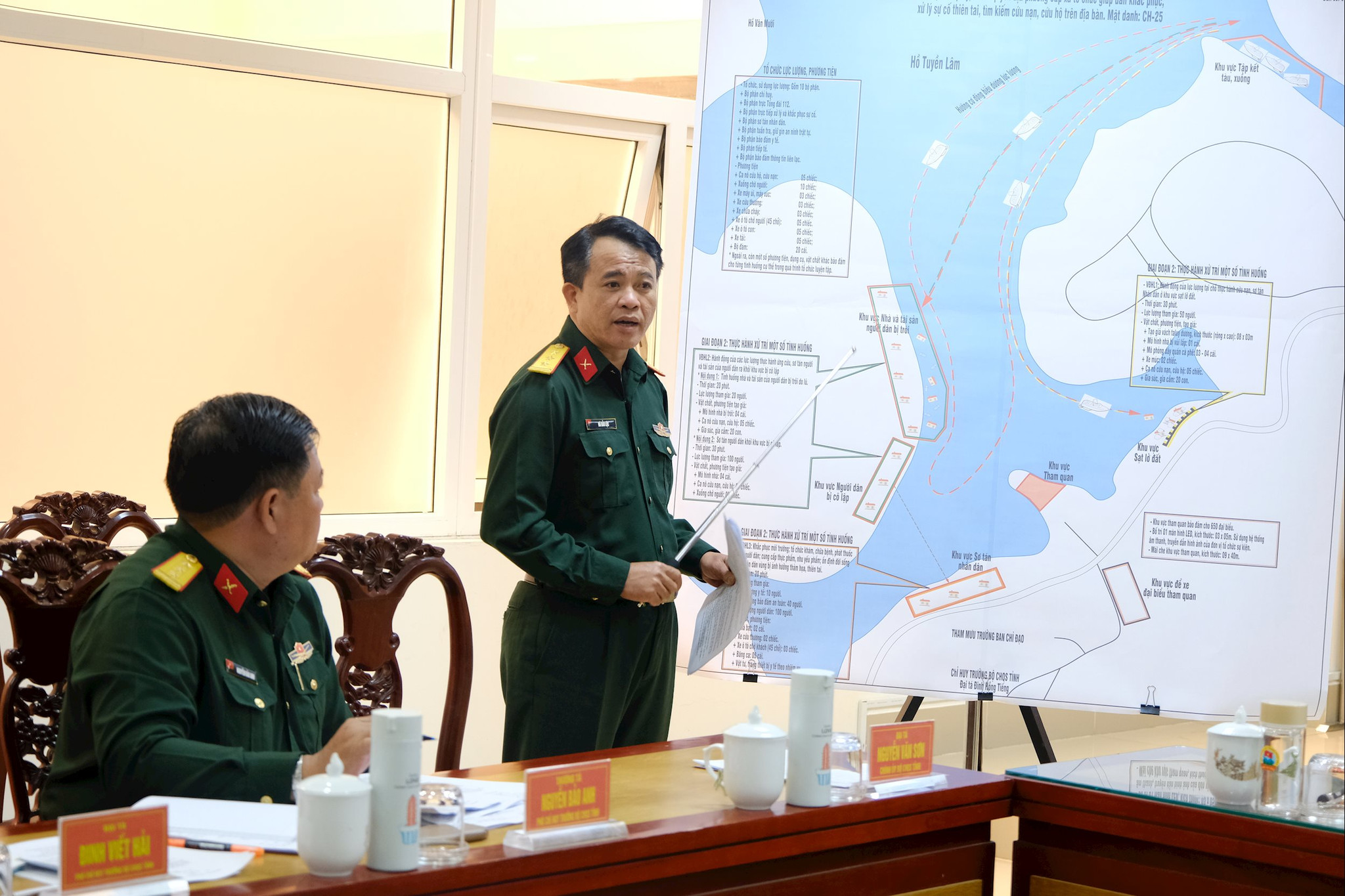 Bảo đảm tốt nhất cho công tác diễn tập