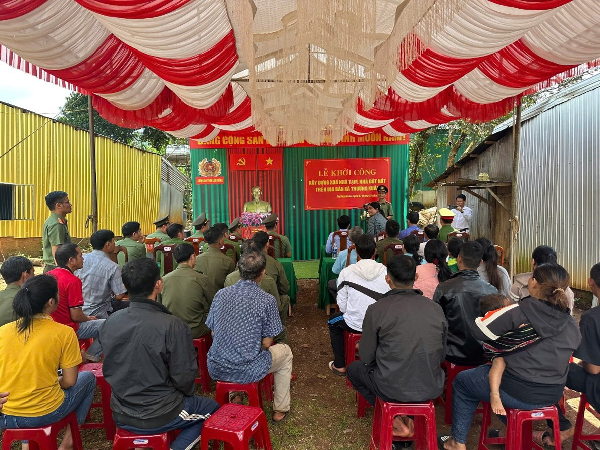 Lễ khởi công điểm tại xã Trường Xuân