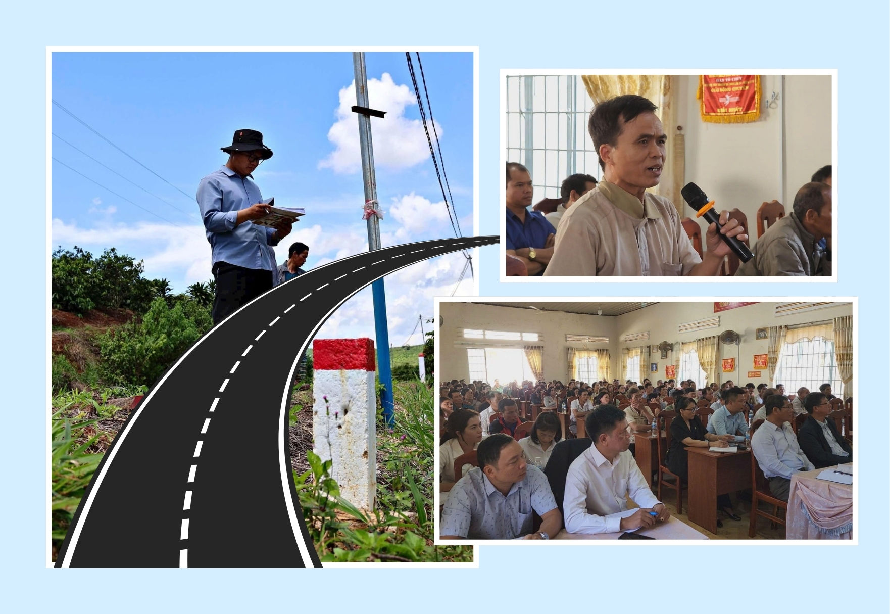 Đảng ủy xã Di Linh tổ chức các buổi gặp gỡ, đối thoại với người dân để thông tin rõ về mục tiêu, ý nghĩa của dự án, chính sách bồi thường và tái định cư, từ đó tạo sự đồng thuận trong Nhân dân