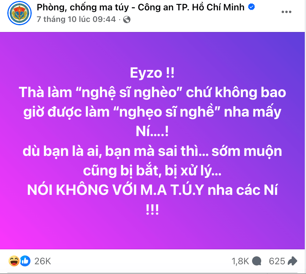 Ngôn ngữ fanpage đậm chất gen Z.
