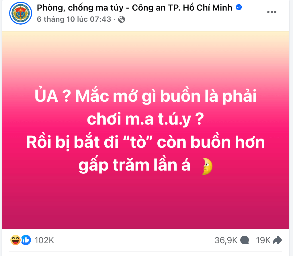 Bài đăng gây sốt mạng của Fanpage