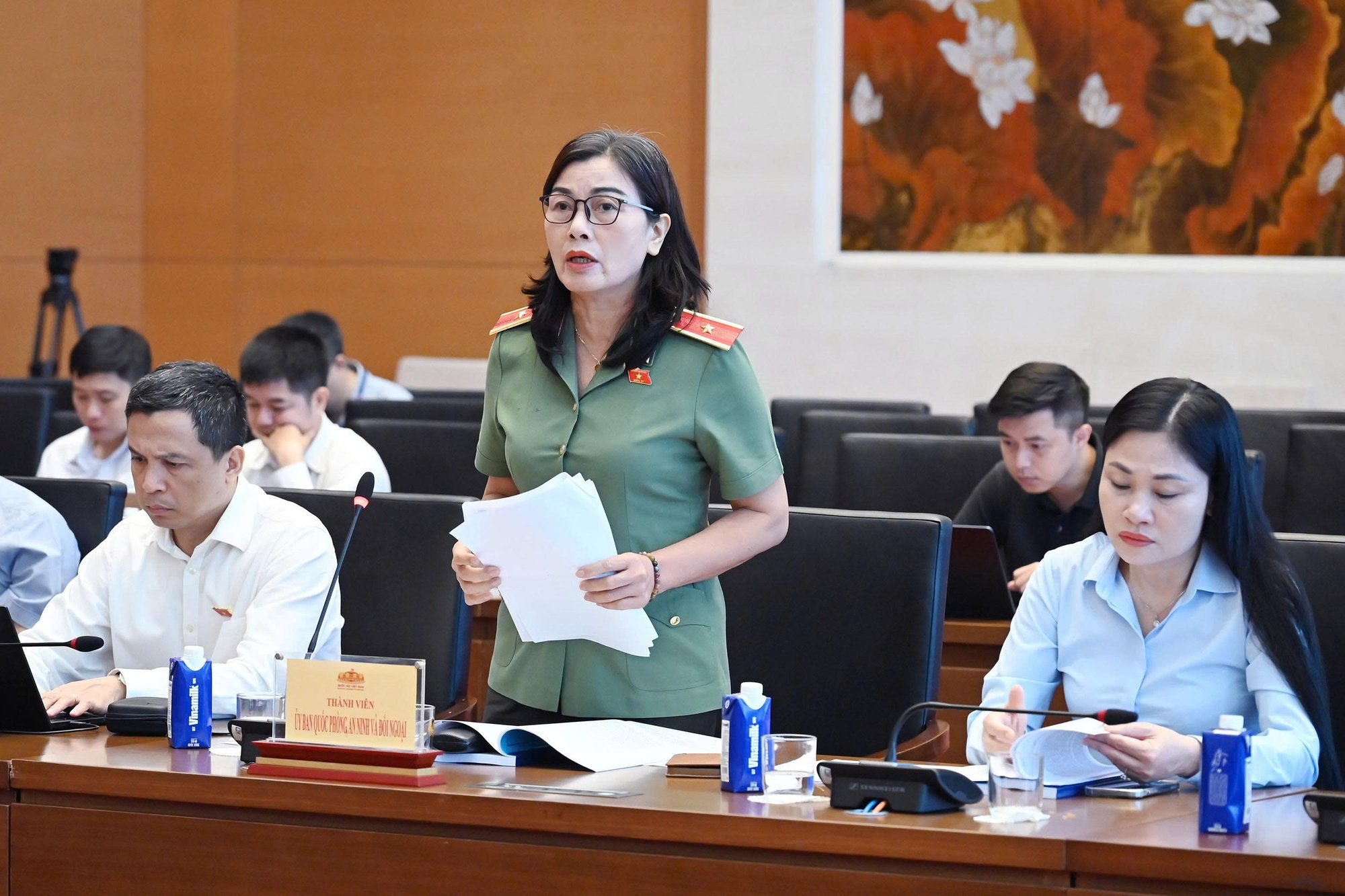 Thẩm tra dự án Luật sửa đổi, bổ sung một số điều của 10 luật có liên quan đến an ninh, trật tự- Ảnh 6.