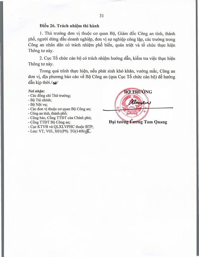 TOÀN VĂN: Thông tư số 88/2025/TT-BCA hướng dẫn thực hiện bảo hiểm xã hội bắt buộc đối với sĩ quan, hạ sĩ quan, chiến sĩ Công an nhân dân- Ảnh 31.