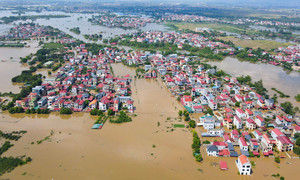 Lũ vẫn ở mức rất cao, Hà Nội, Thái Nguyên, Bắc Ninh không được chủ quan