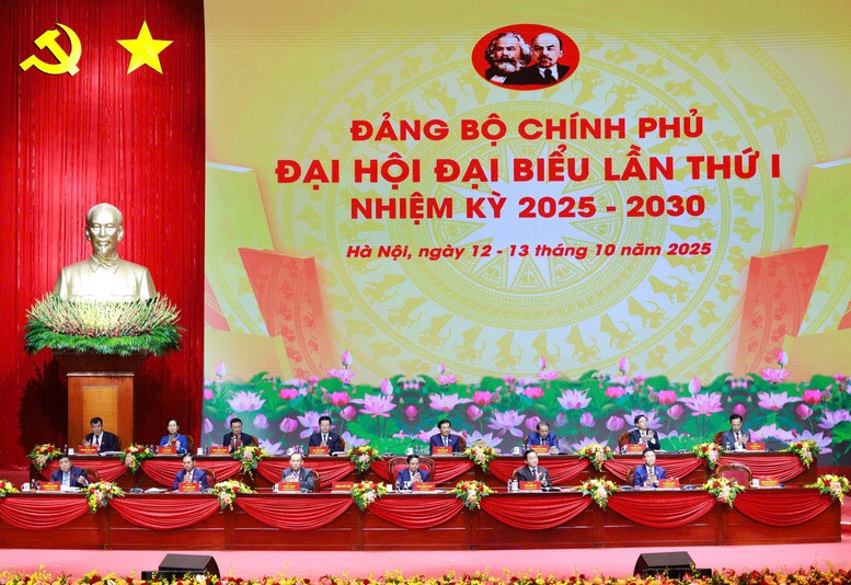 Khai mạc Đại hội đại biểu Đảng bộ Chính phủ lần thứ I- Ảnh 1.