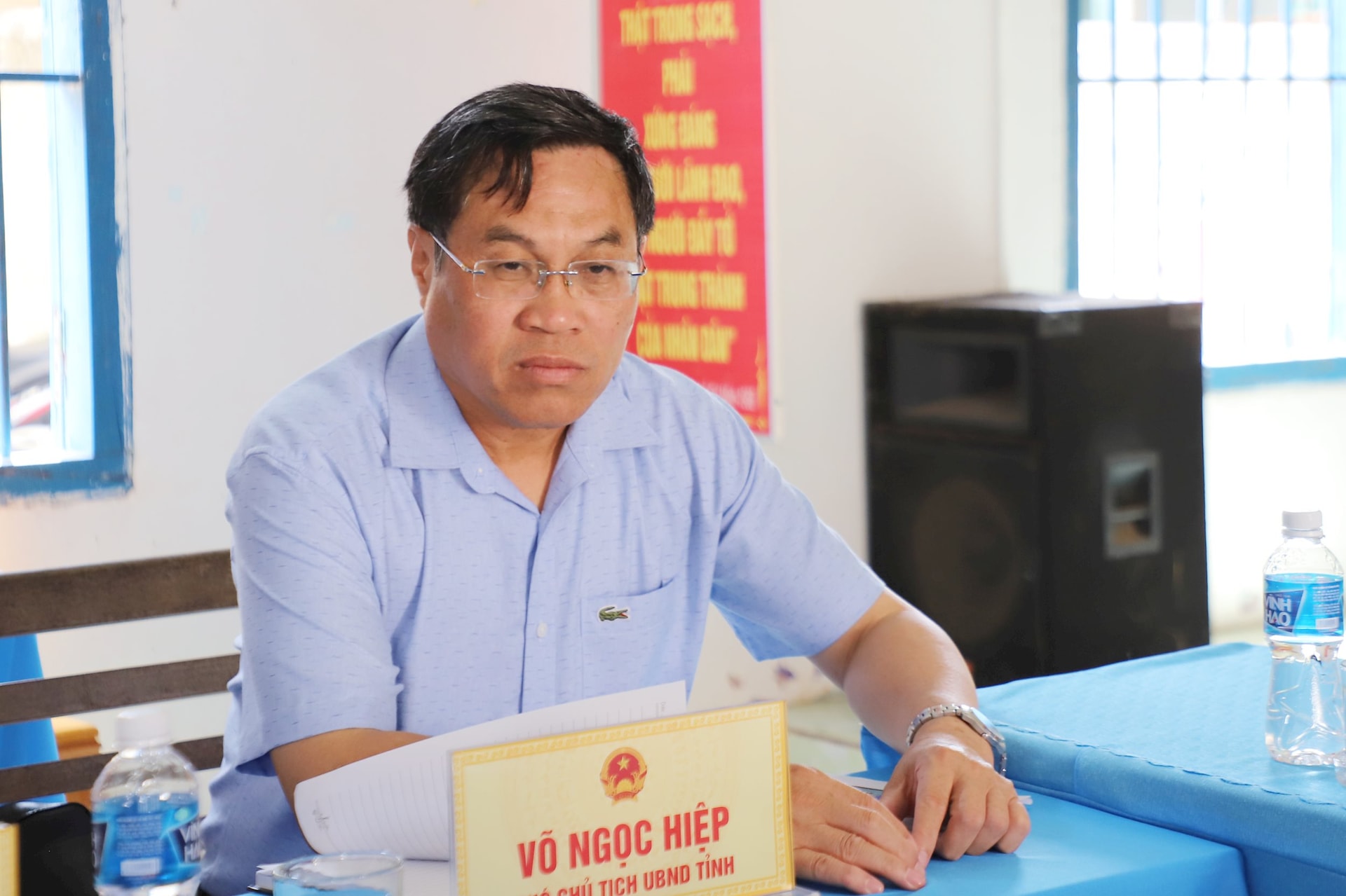 Vo Ngoc Hiep elvtárs, a Tartományi Népi Bizottság alelnöke részt vett a munkamegbeszélésen.