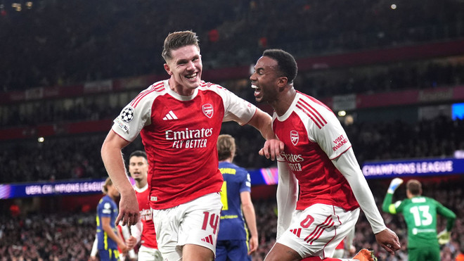 Arsenal gieo sầu cho Atletico bằng chiến thắng đậm. (Nguồn: Sky) arsenal-22.jpg