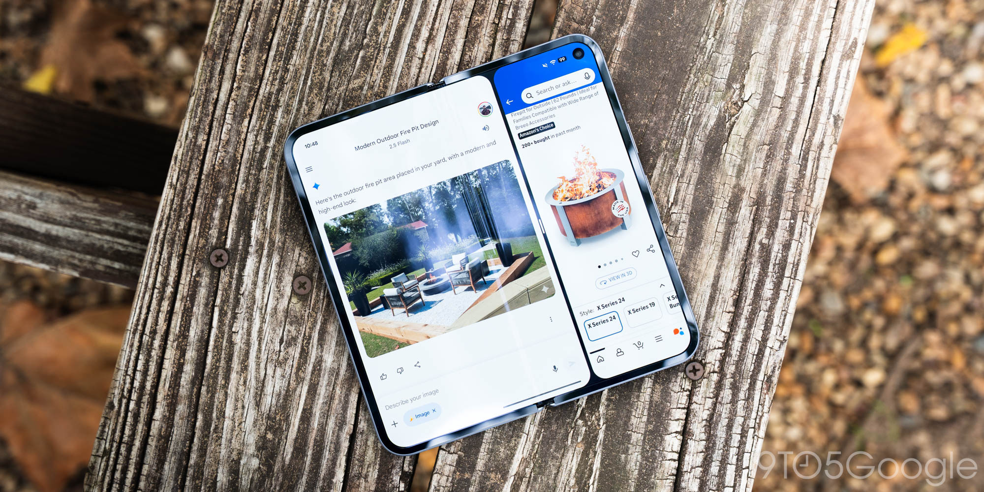 Chia màn hình 60/40 trên Pixel 10 Pro Fold