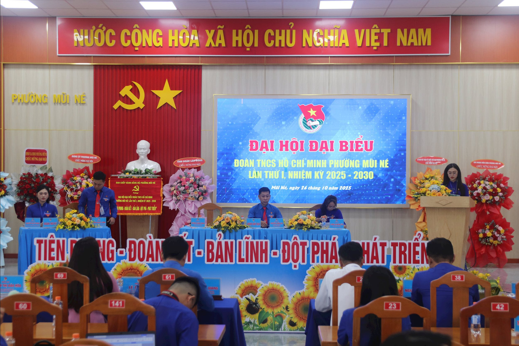 Đại hội đại biểu Đoàn TNCS Hồ Chí Minh phường Mũi Né lần thứ I