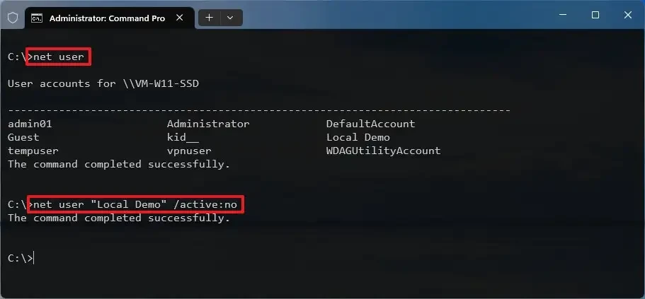 cach vo hieu hoa tai khoan nguoi dung tren Windows 116