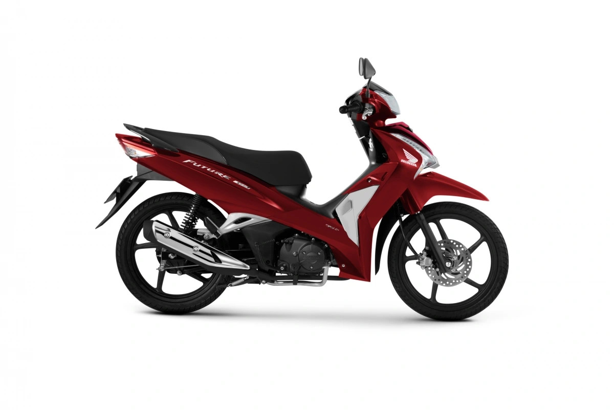 Honda Future 125 FI 2026 phiên bản Cao cấp màu Đỏ Đen Trắng