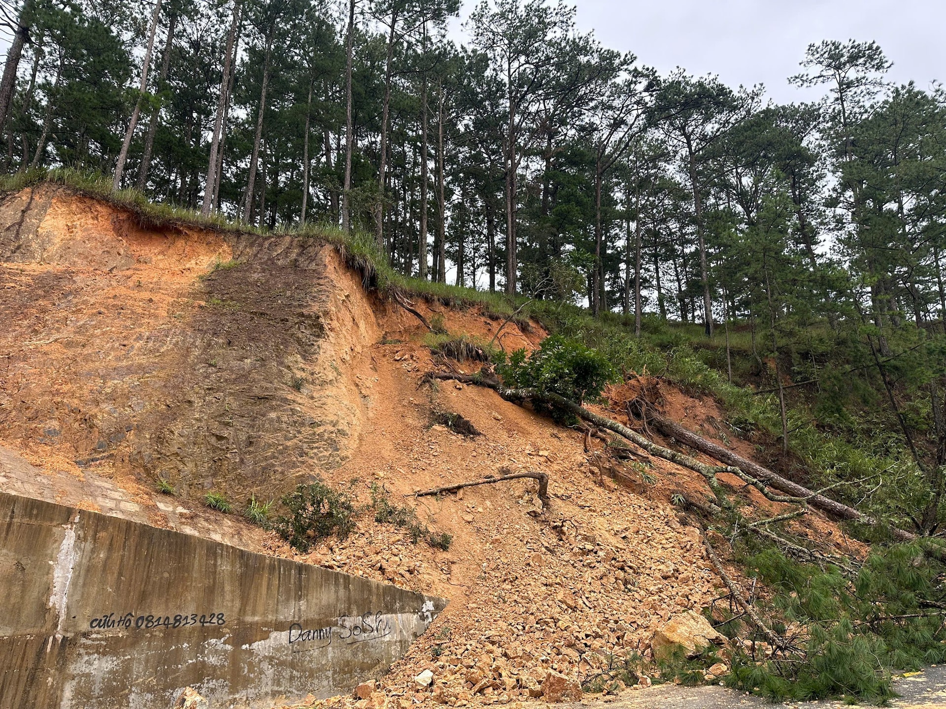 Dranpassets jordskred