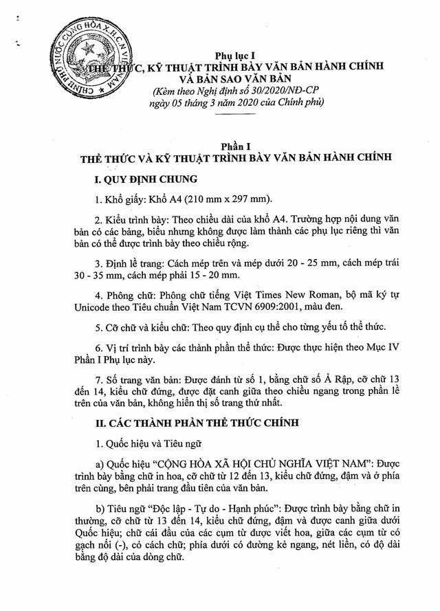 Quy định về công tác văn thư, quản lý văn bản; thể thức, kỹ thuật trình bày văn bản, bản sao văn bản; viết hoa; mẫu trình bày văn bản hành chính- Ảnh 21.
