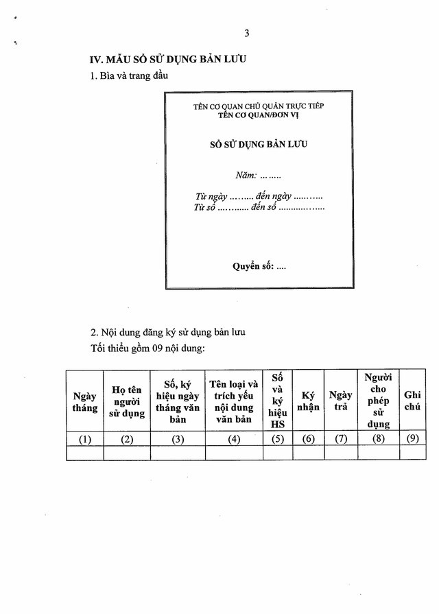Quy định về công tác văn thư, quản lý văn bản; thể thức, kỹ thuật trình bày văn bản, bản sao văn bản; viết hoa; mẫu trình bày văn bản hành chính- Ảnh 60.