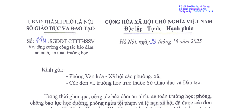 Công văn 4411: Chỉ đạo mới về cấm học sinh không sử dụng điện thoại khi đang học tập trên lớp tại Hà Nội