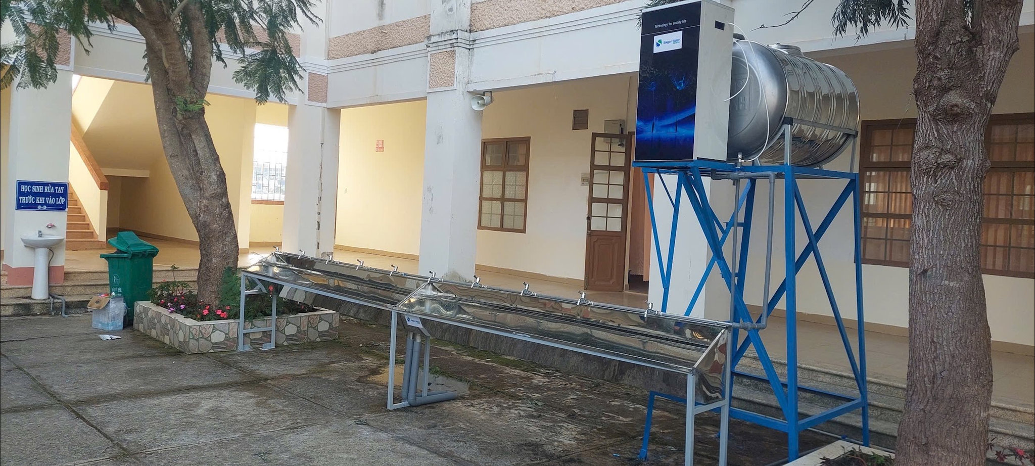 Công trình nước sạch tại trường HT Lát