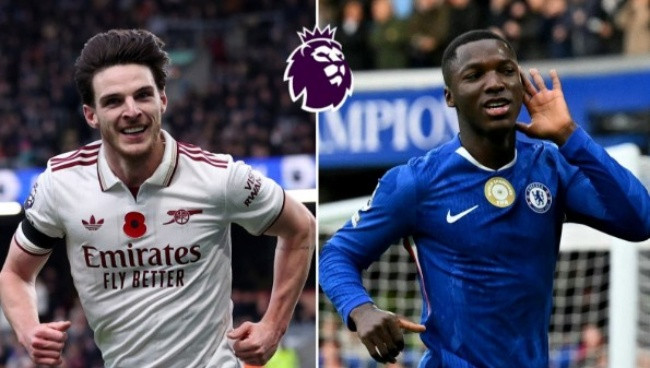 Rice vs Caicedo: Hai tiền vệ xuất sắc ở Ngoại hạng Anh.