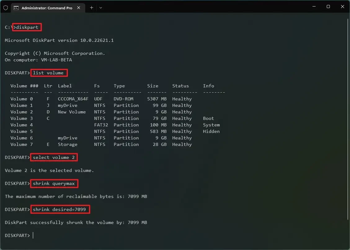 Lệnh Resize-Partition trong PowerShell để điều chỉnh kích thước ổ đĩa