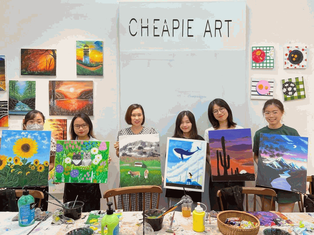 workshop vẽ tranh hà nội
