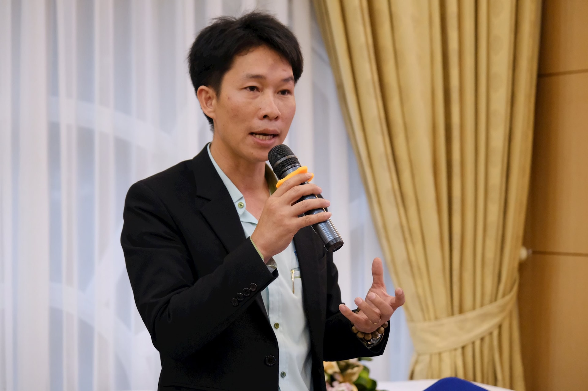 Representantes do setor turístico de Lam Dong fizeram uma apresentação no programa.