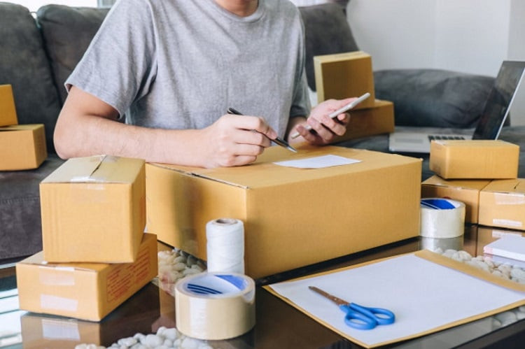 Giao diện tra cứu mã bưu chính trên trang web quốc gia.