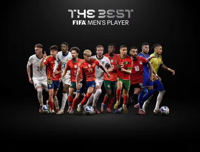 Các cầu thủ trong danh sách rút gọn giải thưởng The Best.