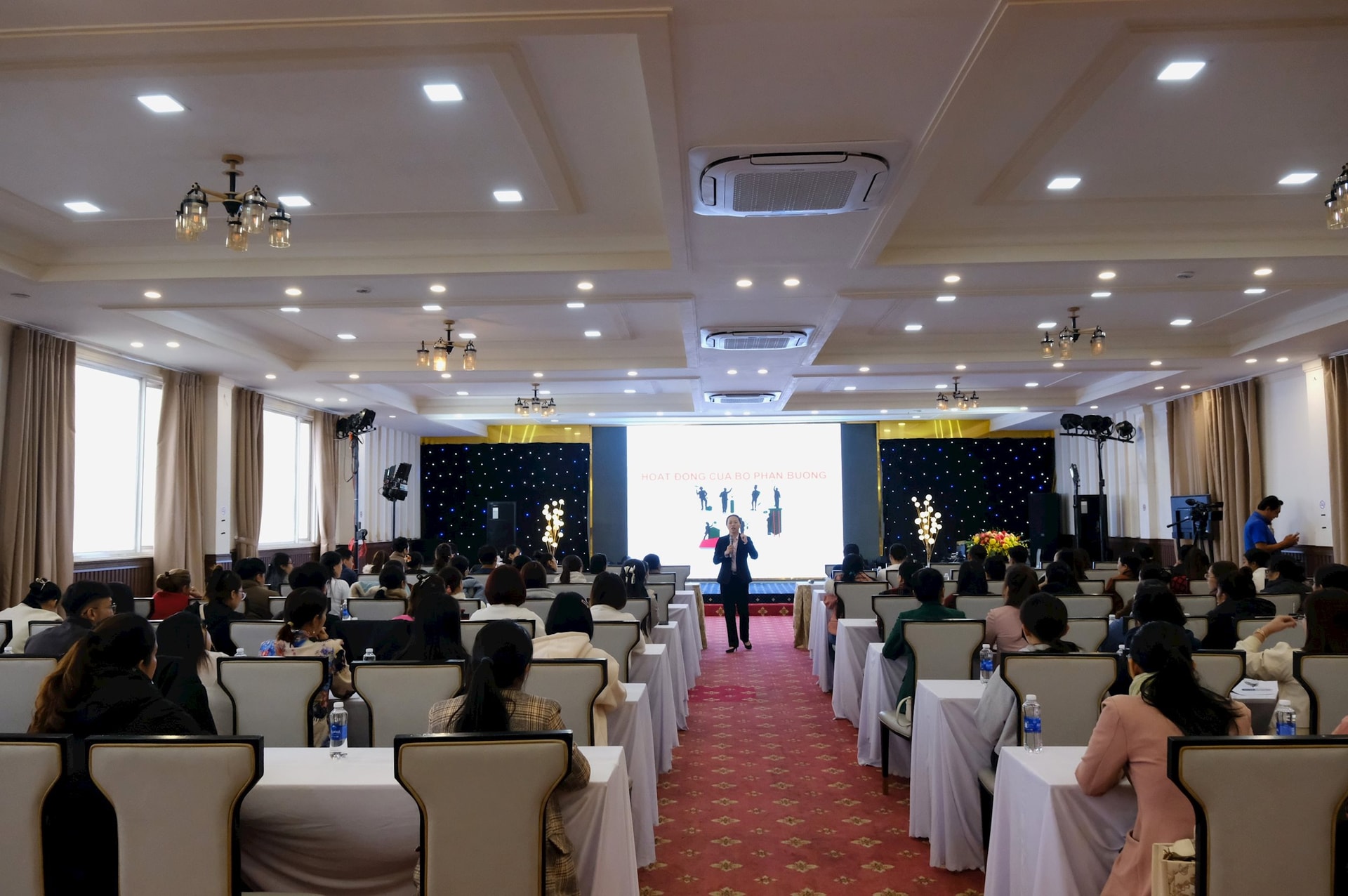 סצנת שיעור אימון