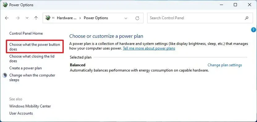 cach tat tinh nang khoi dong nhanh tren Windows 11 107