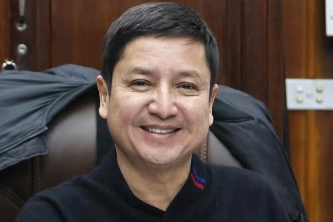 NSƯT Chí Trung trong tạo hình Táo Giao thông quen thuộc của chương trình Táo quân.