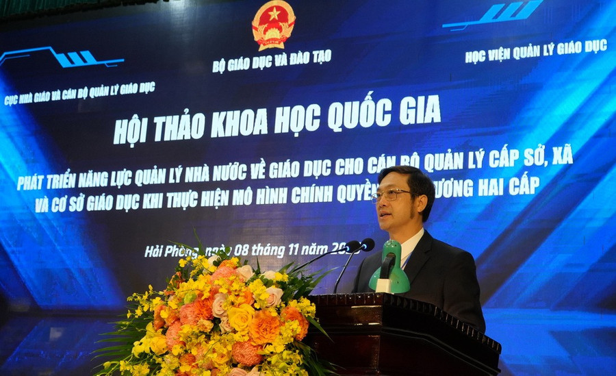 Kiến nghị sớm xây dựng “Cẩm nang quản lý giáo dục cấp xã”- Ảnh 3.