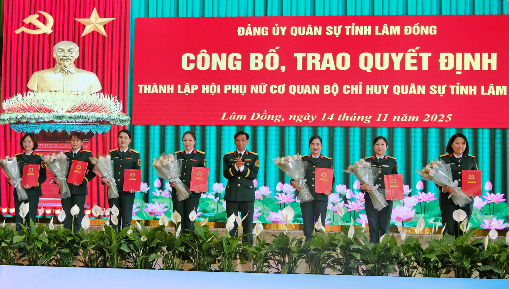 Ra mắt Ban chấp hành Hội phụ nữ cơ quan Bộ CHQS tỉnh nhiệm kỳ 2025 2030